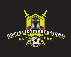 Varsity Knight Soccer logo design