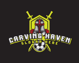 Varsity Knight Soccer logo design