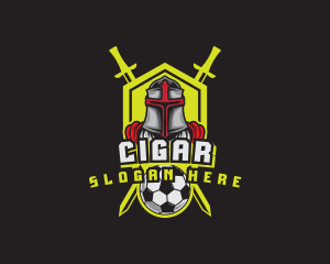 Varsity Knight Soccer logo design