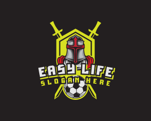 Varsity Knight Soccer logo design