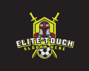 Knight Soccer Emblem Mascot logo design