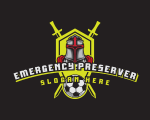 Varsity Knight Soccer logo design