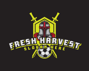 Varsity Knight Soccer logo design