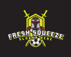 Varsity Knight Soccer logo design