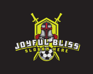 Varsity Knight Soccer logo design