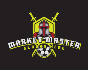 Varsity Knight Soccer logo design