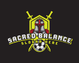 Varsity Knight Soccer logo design