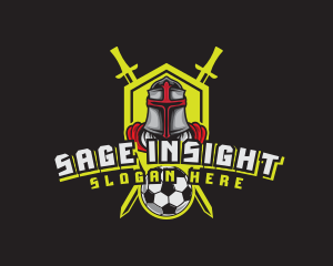 Varsity Knight Soccer logo design