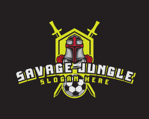 Varsity Knight Soccer logo design