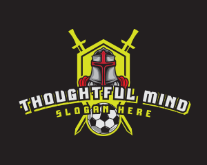 Varsity Knight Soccer logo design