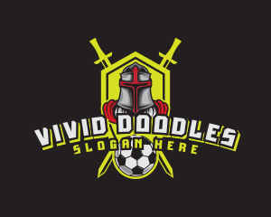 Varsity Knight Soccer logo design