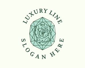 Luxury Emerald Jewelry logo design