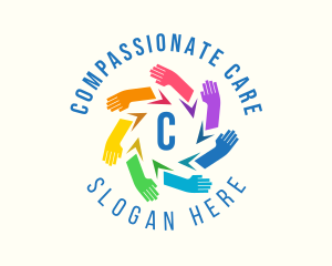 Community Hand Foundation logo design