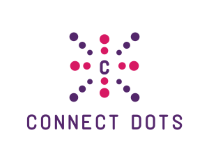 Pink Dotted Lettermark logo design