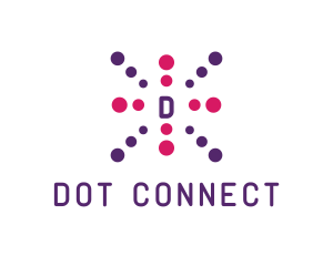 Pink Dotted Lettermark logo
