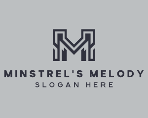 Architect Builder Structure Letter M logo design