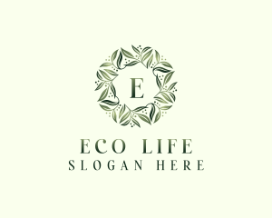 Natural Herbal Leaves logo design