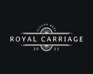 Hipster Cowboy Carriage logo design