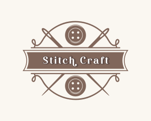 Button Needle Sewing logo