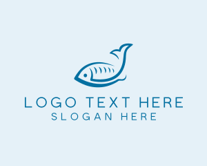 Simple Seafood Fish Logo