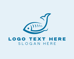 Seafood Fish Salmon logo