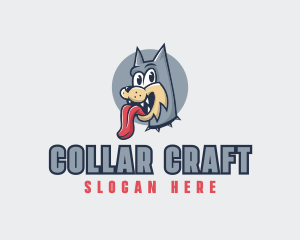 Cute Dog Tongue logo