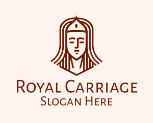 Medieval Royal Princess logo design