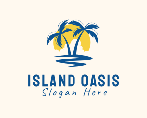 Summer Island Travel logo design