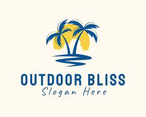 Summer Island Travel logo design