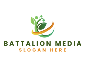 Natural Leaf Herbal logo design