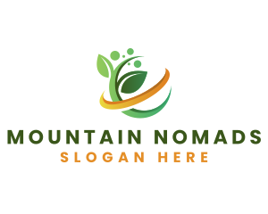 Natural Leaf Herbal logo design