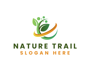 Natural Leaf Herbal logo design