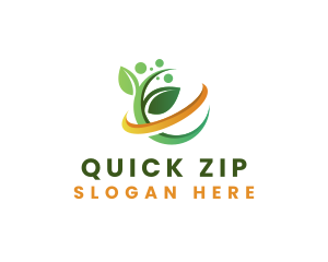 Natural Leaf Herbal logo design