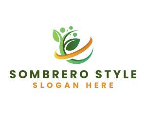 Natural Leaf Herbal logo design