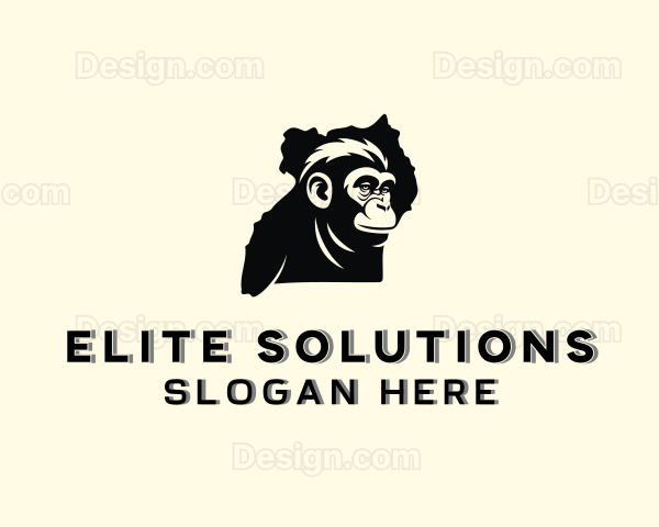 Ape Monkey Safari Logo