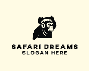 Ape Monkey Safari logo design