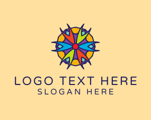 Twitter - Multicolor Lantern Pattern logo design