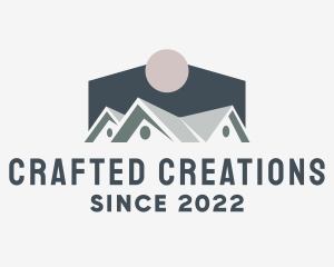 Roofing Contractor Realtor  logo design