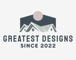 Roofing Contractor Realtor  logo design