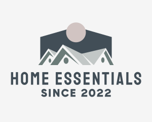 Roofing Contractor Realtor  logo design