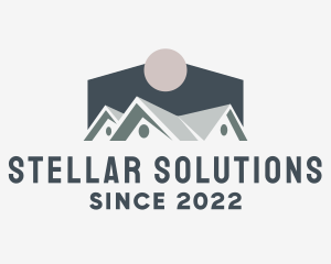 Roofing Contractor Realtor  logo design