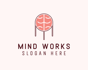 Brain Mental Health  logo design