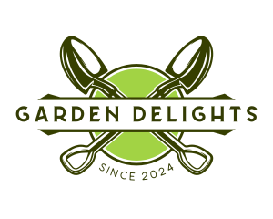 Gardening Landscape Shovel  logo design