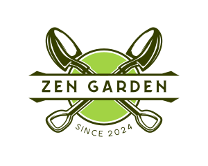 Gardening Landscape Shovel  logo design