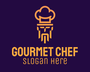 Chef Hat Mustache logo design