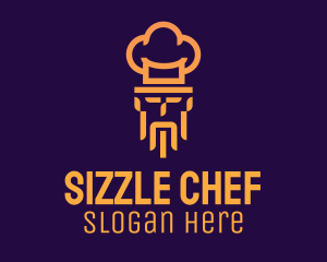 Chef Hat Mustache logo design