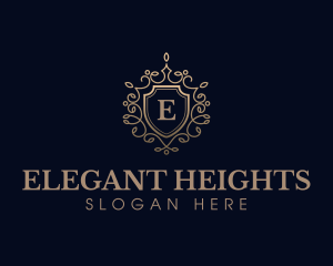 Elegant Shield Crest logo design