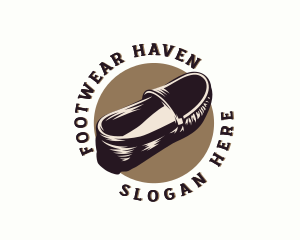 Formal Loafer Shoe logo design