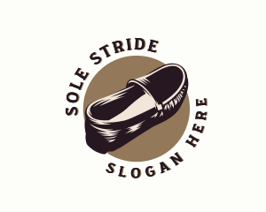 Formal Loafer Shoe logo design