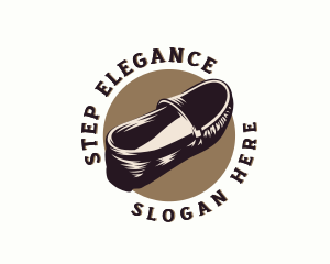 Formal Loafer Shoe logo design